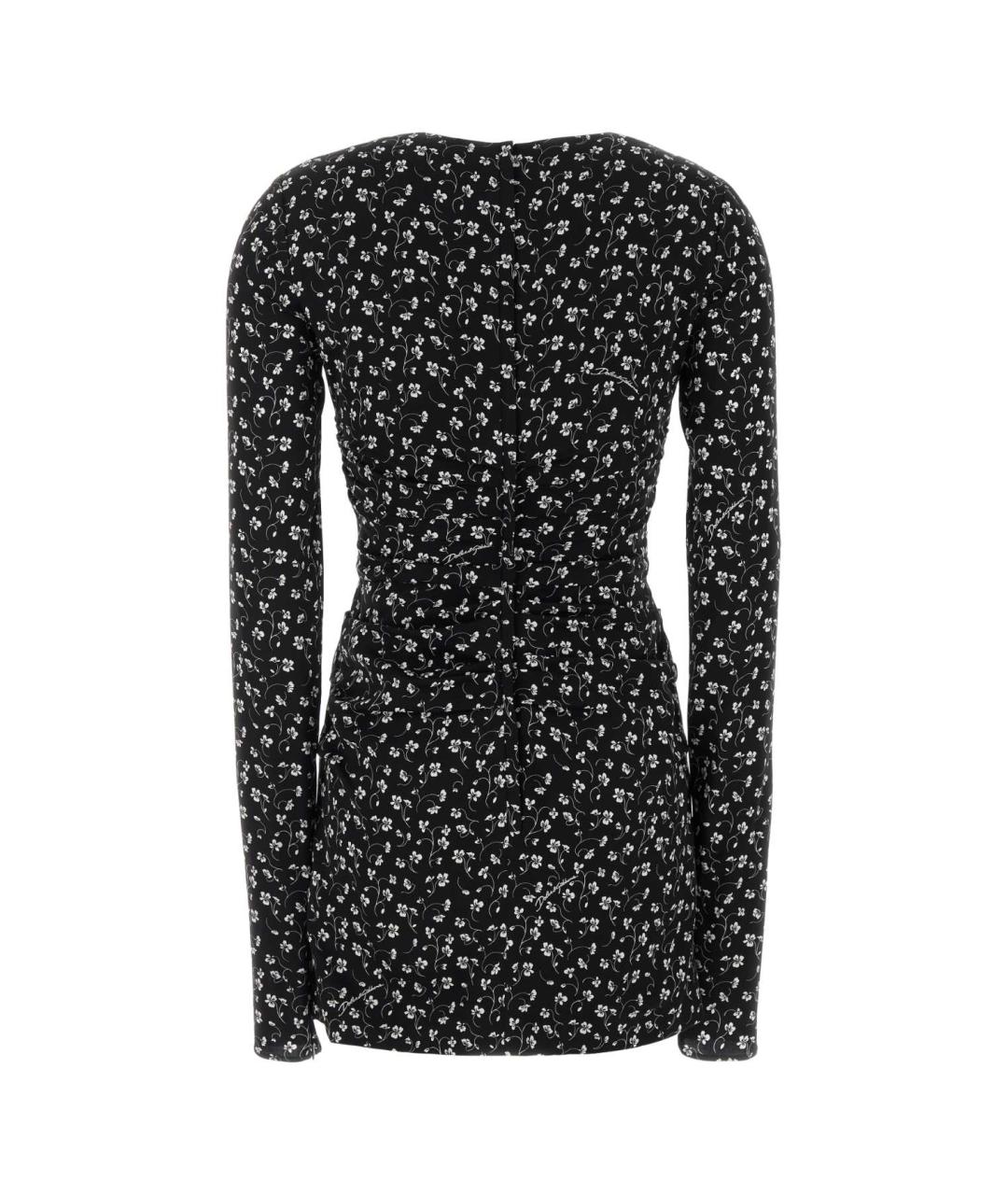 DOLCE&GABBANA Мульти шелковое коктейльное платье, фото 2