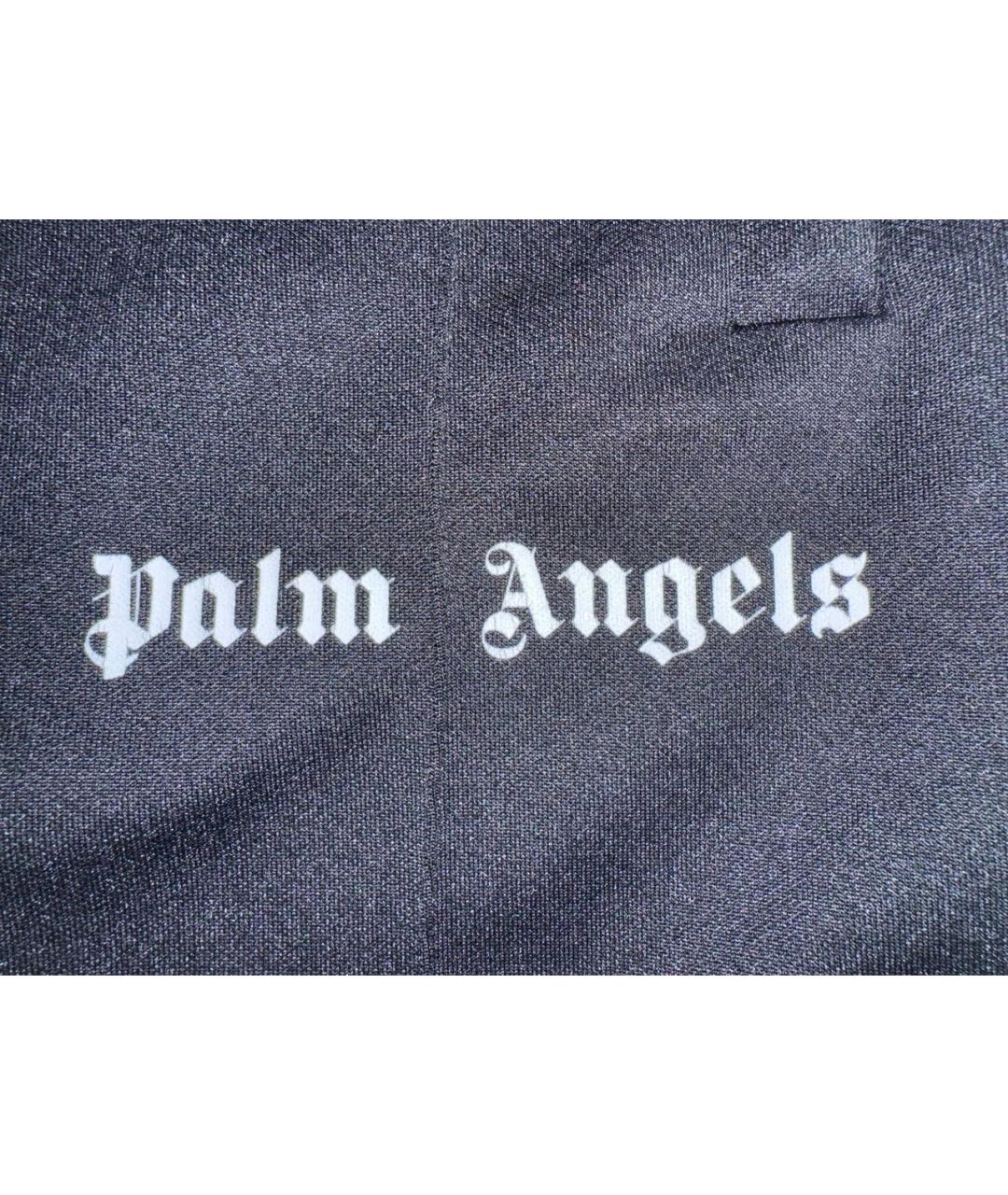 PALM ANGELS Черные полиэстеровые повседневные брюки, фото 3
