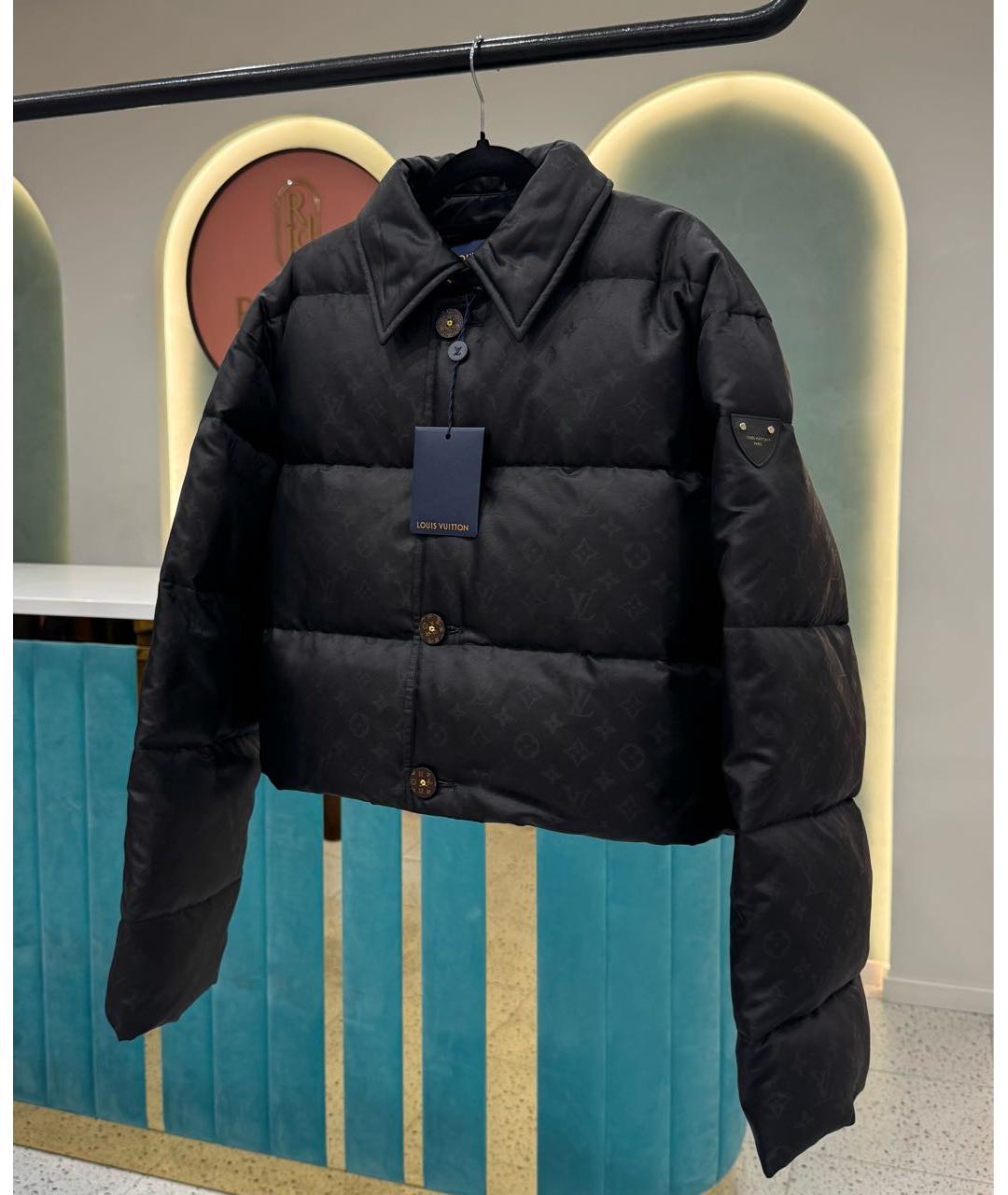 LOUIS VUITTON Черный пуховик, фото 2
