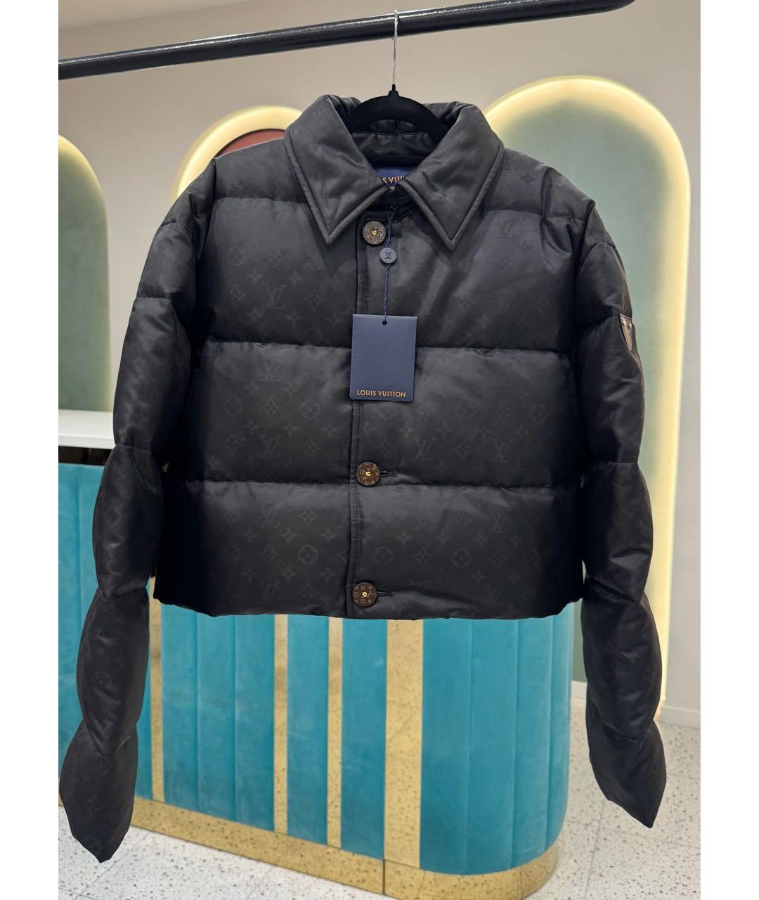 LOUIS VUITTON Черный пуховик, фото 9