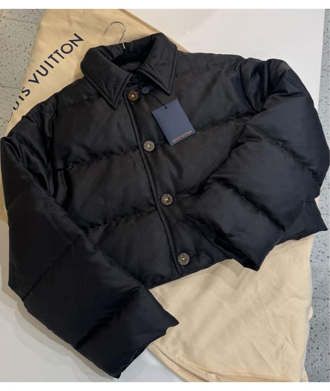 LOUIS VUITTON Черный пуховик, фото 4
