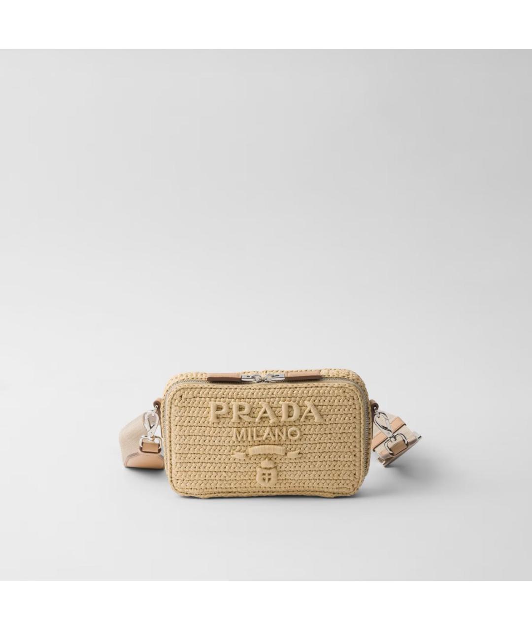 PRADA Бежевая сумка на плечо, фото 4