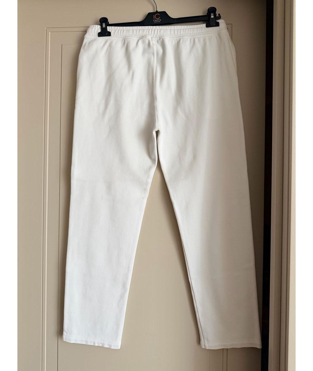 CORNELIANI Белый хлопко-эластановый спортивный костюм, фото 3