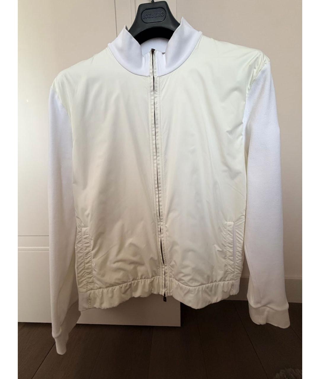 CORNELIANI Белый хлопко-эластановый спортивный костюм, фото 2