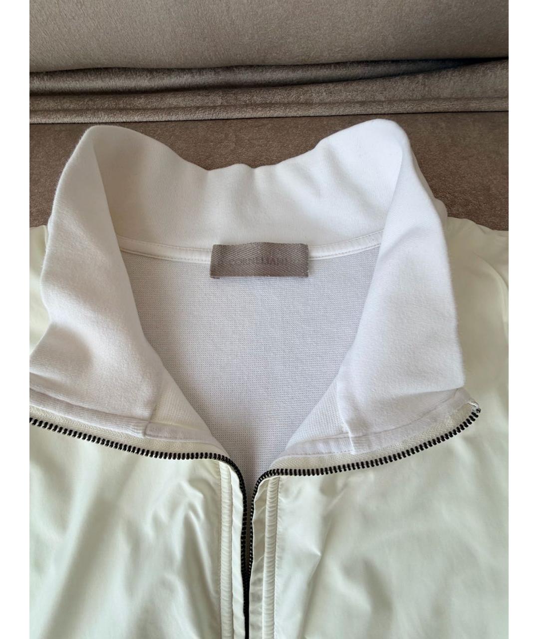 CORNELIANI Белый хлопко-эластановый спортивный костюм, фото 4