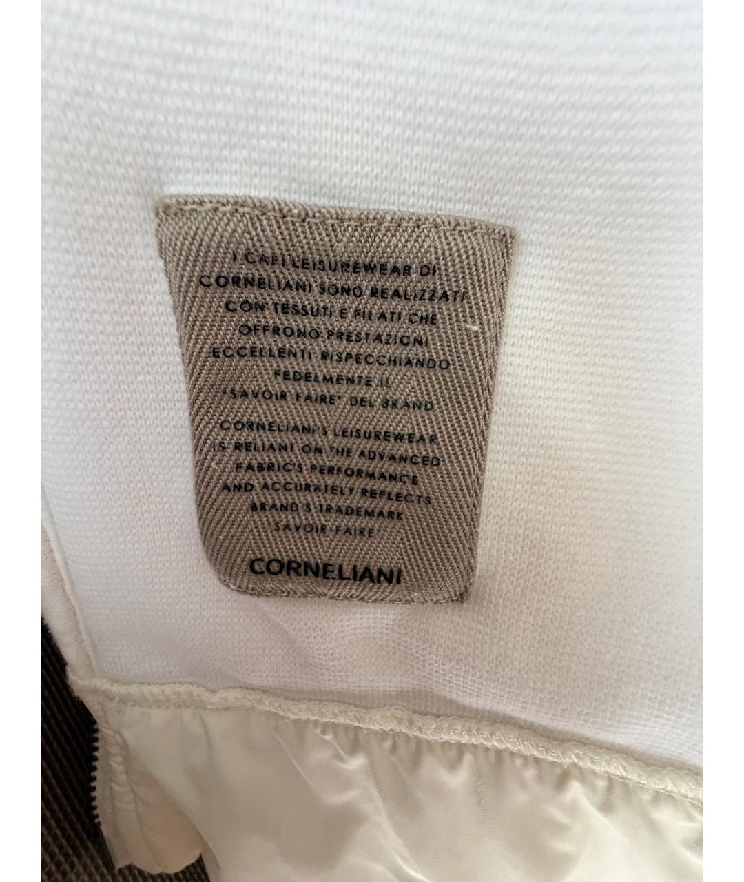 CORNELIANI Белый хлопко-эластановый спортивный костюм, фото 6