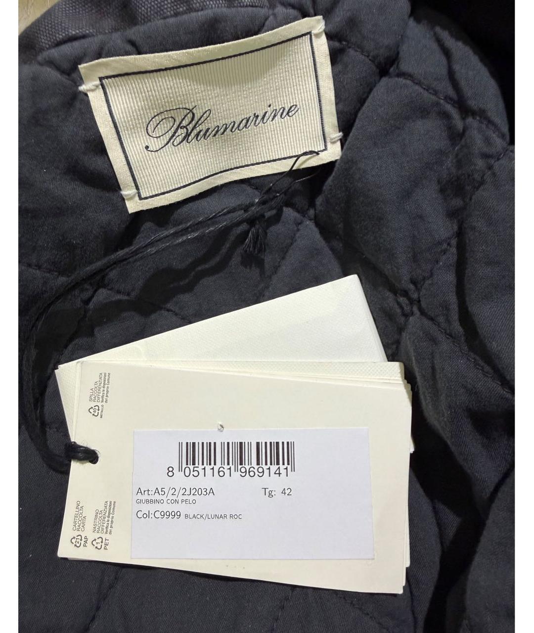 BLUMARINE Антрацитовая куртка, фото 5