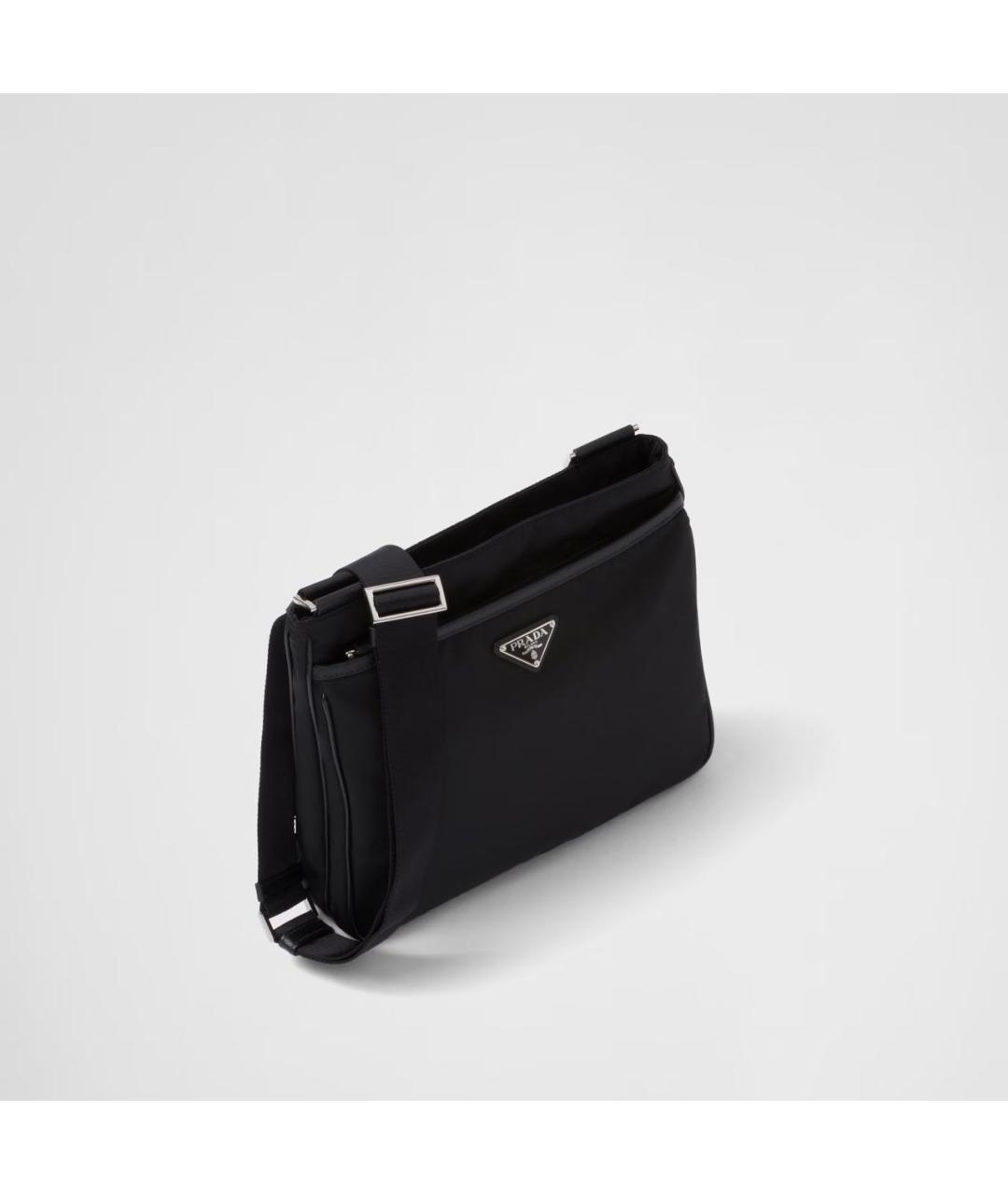 PRADA Черная нейлоновая сумка на плечо, фото 3