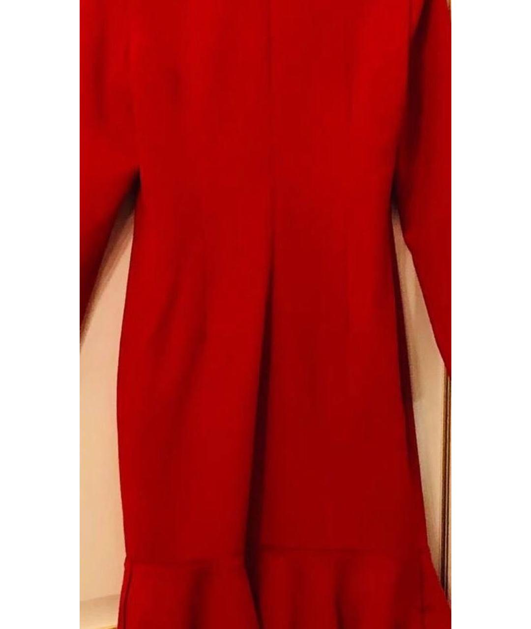 EMILIO PUCCI Красное шерстяное коктейльное платье, фото 2