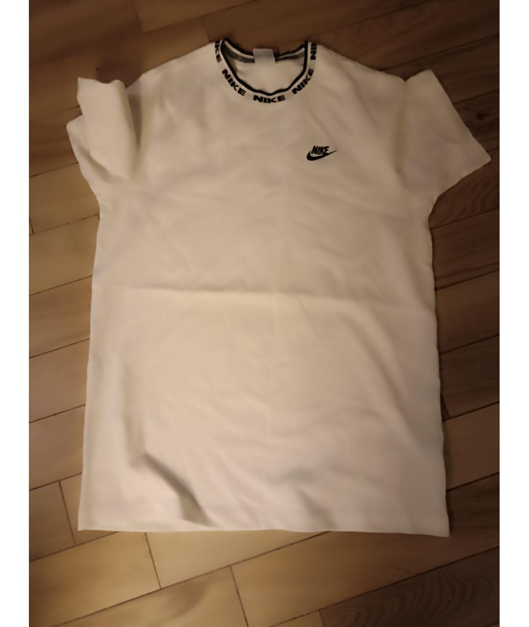 NIKE Белая хлопковая футболка, фото 11