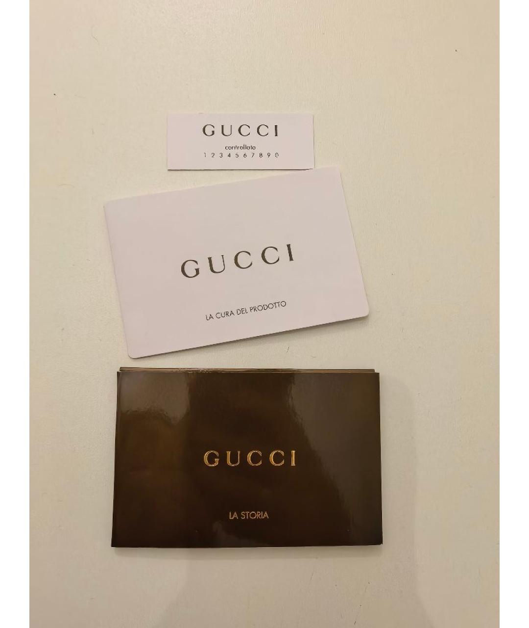 GUCCI Красная кожаная сумка тоут, фото 6