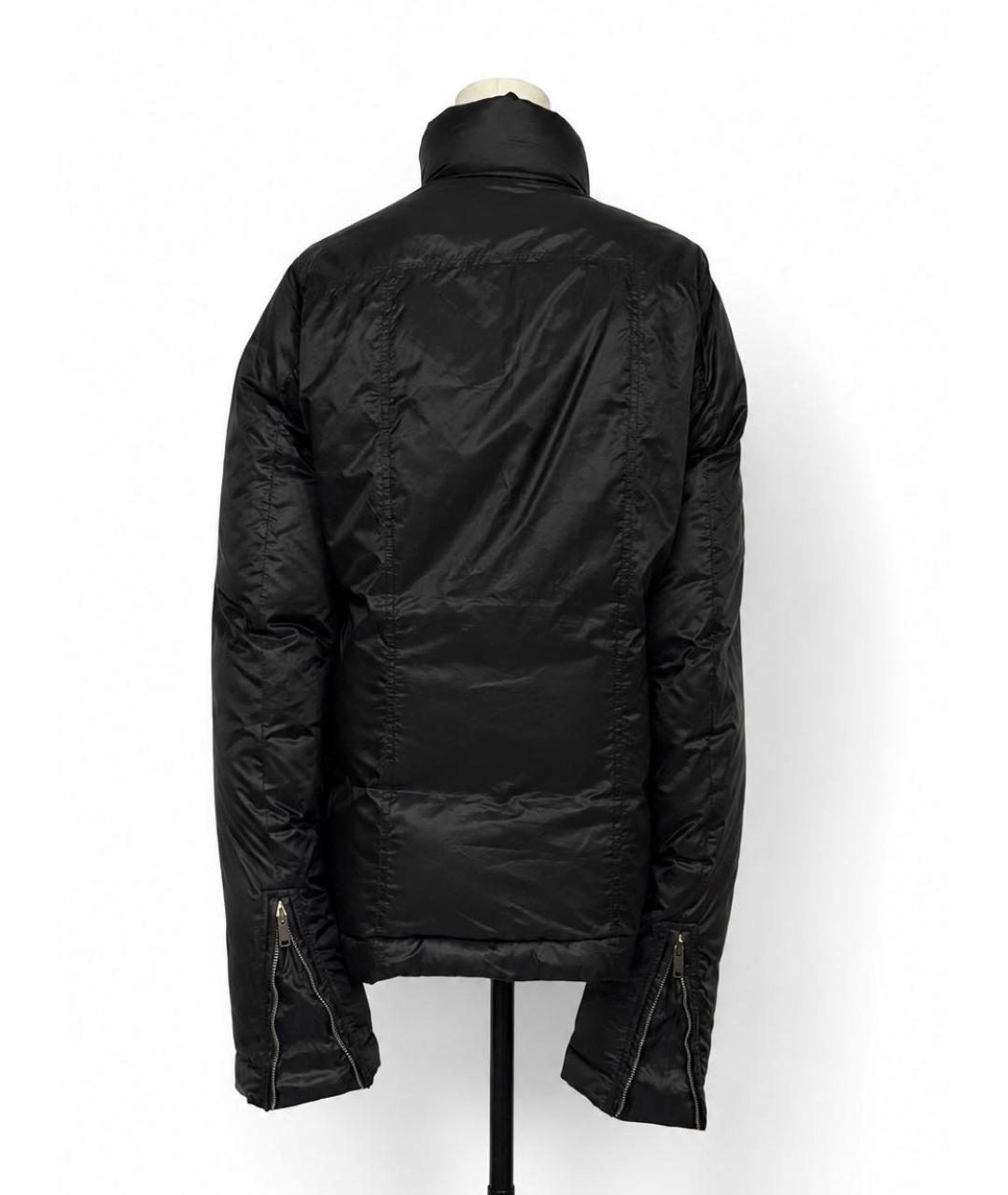 RICK OWENS Черный нейлоновый пуховик, фото 2