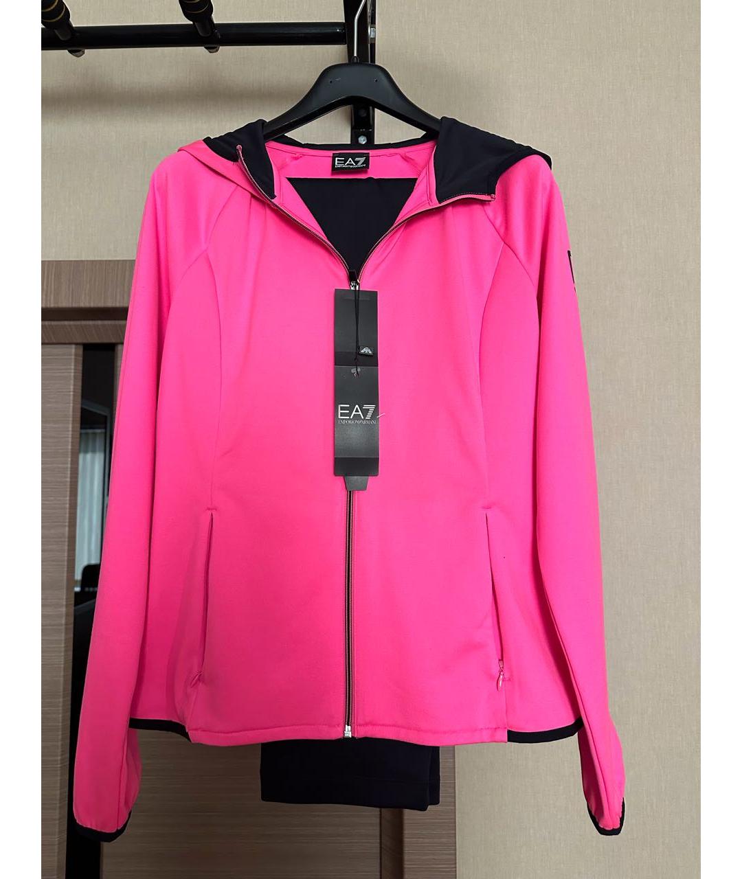 EMPORIO ARMANI Розовый полиэстеровый спортивные костюмы, фото 8