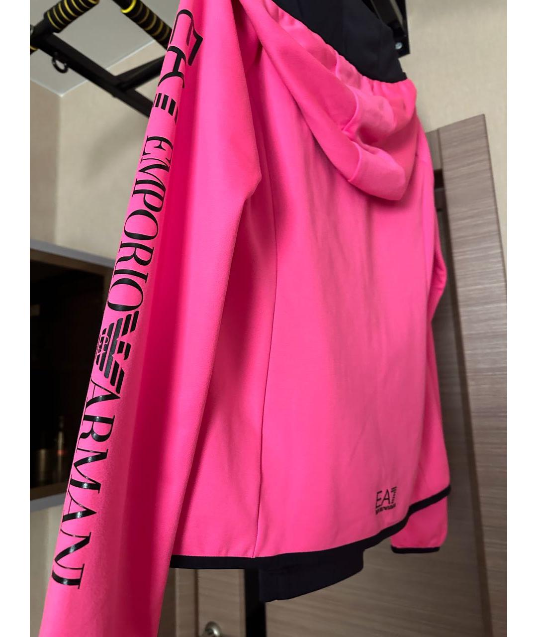 EMPORIO ARMANI Розовый полиэстеровый спортивные костюмы, фото 5