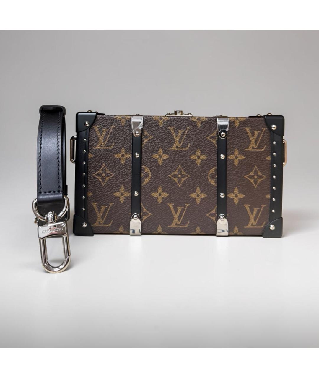 LOUIS VUITTON Коричневая сумка через плечо из канвы, фото 9