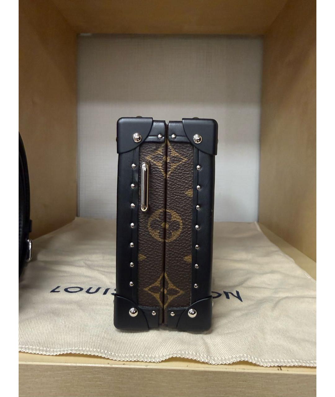 LOUIS VUITTON Коричневая сумка через плечо из канвы, фото 3