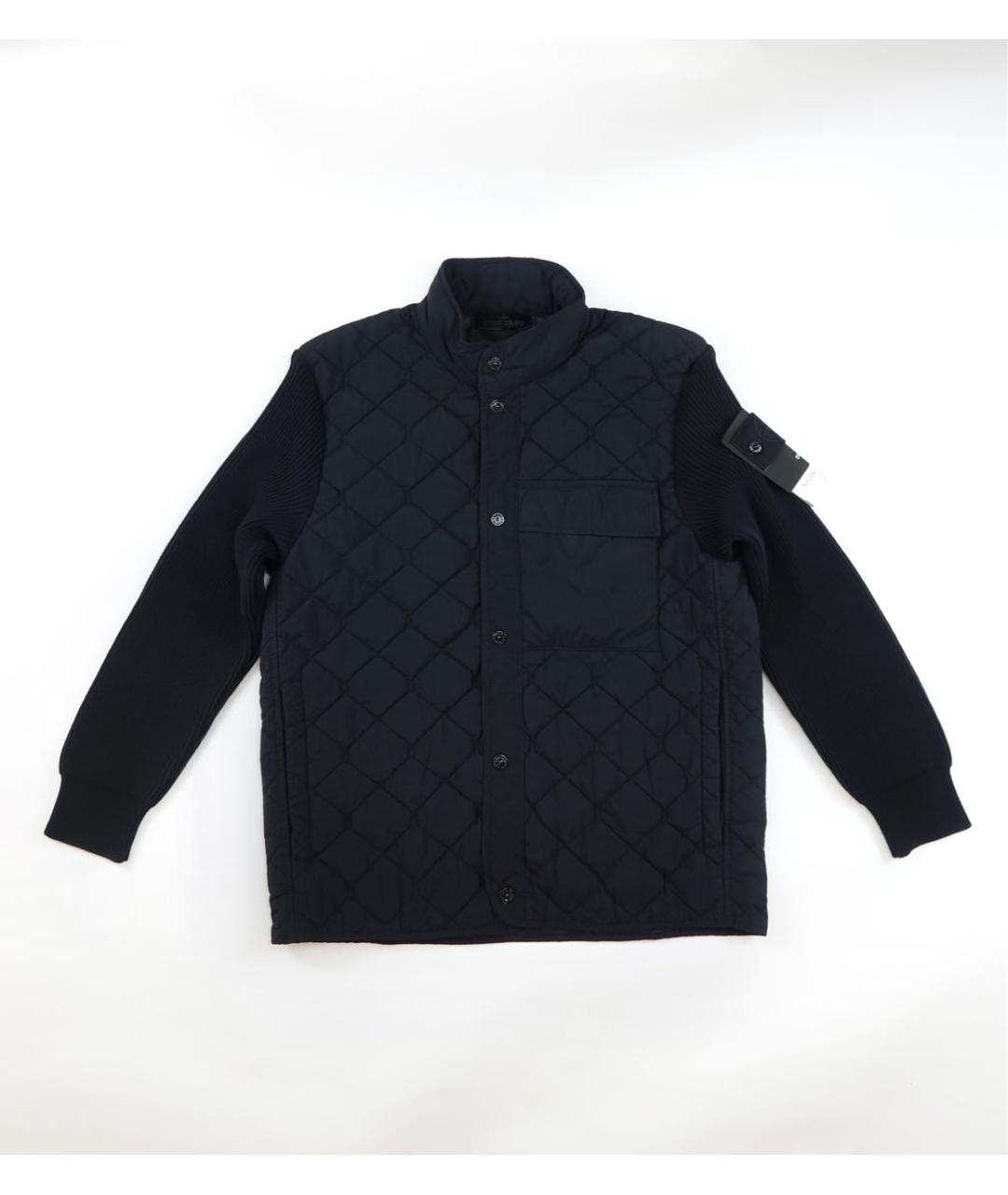 STONE ISLAND Черная шерстяная куртка, фото 6