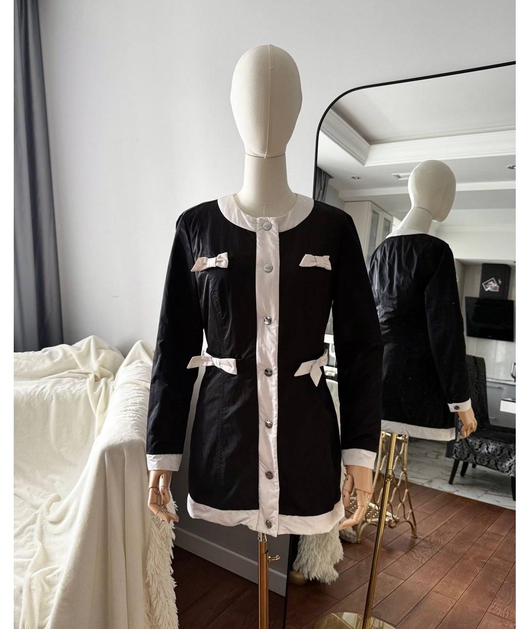 LOVE MOSCHINO Черная вискозная куртка, фото 5