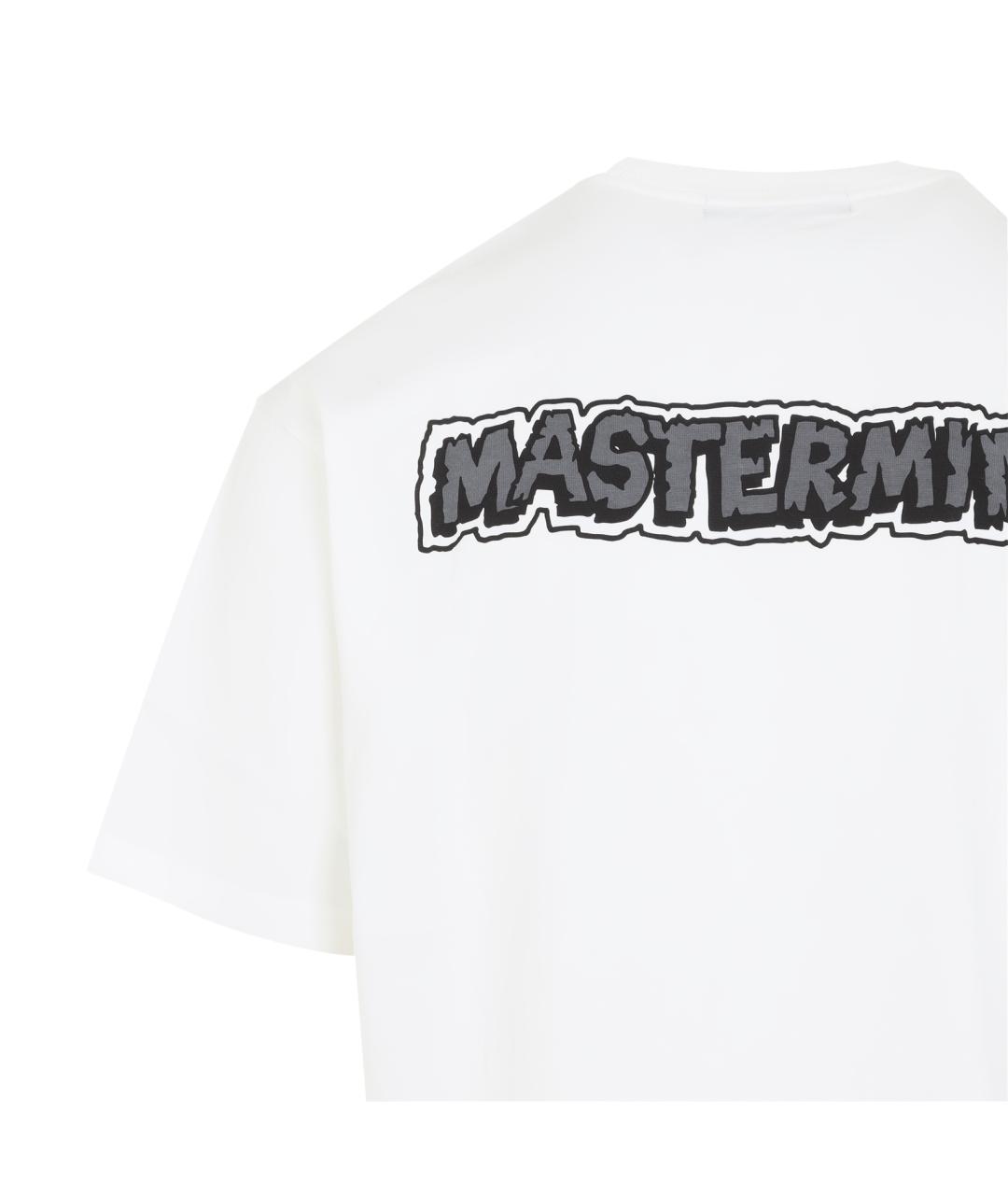 MASTERMIND JAPAN Белая хлопковая футболка, фото 4