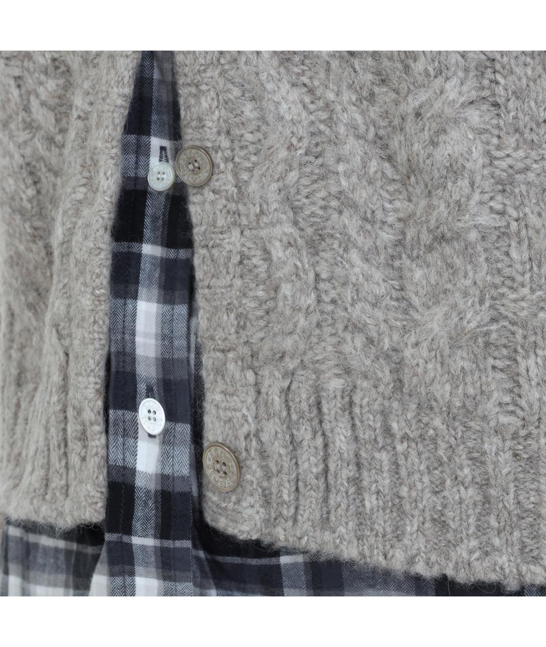 ACNE STUDIOS Мульти шерстяной кардиган, фото 3