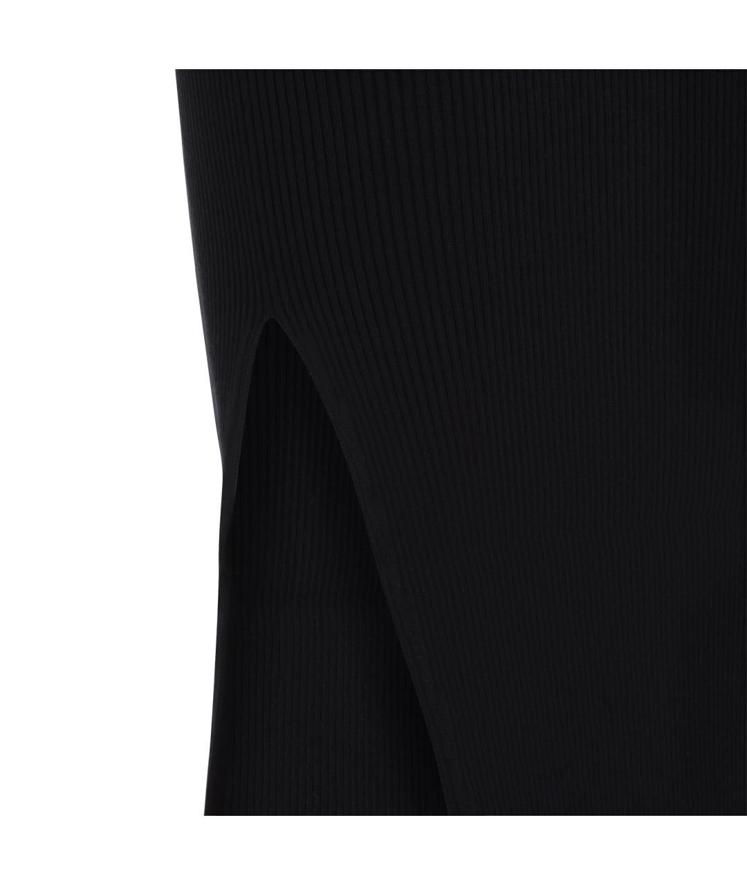 RICK OWENS Черное полиэстеровое коктейльное платье, фото 4