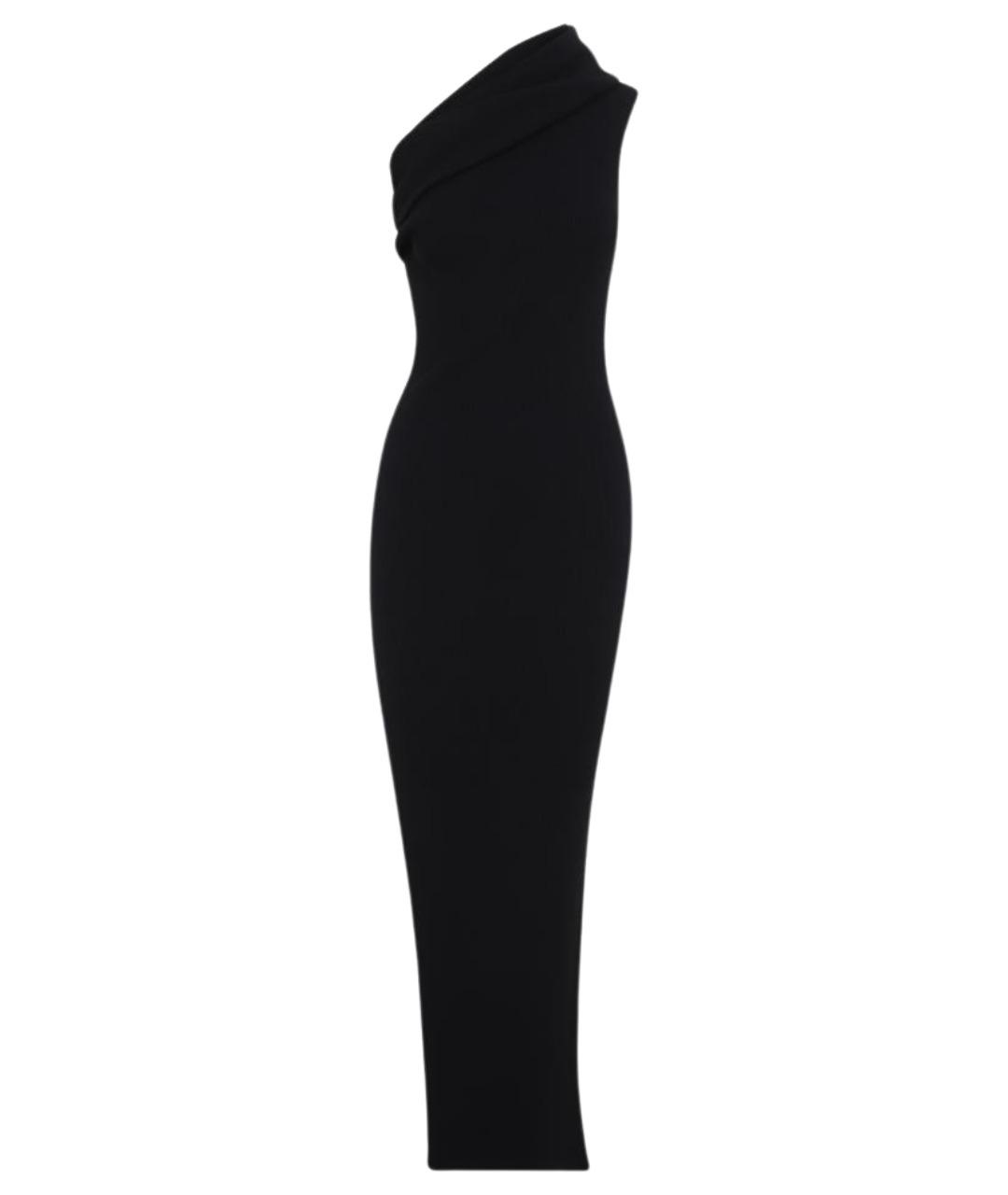 RICK OWENS Черное полиэстеровое коктейльное платье, фото 1