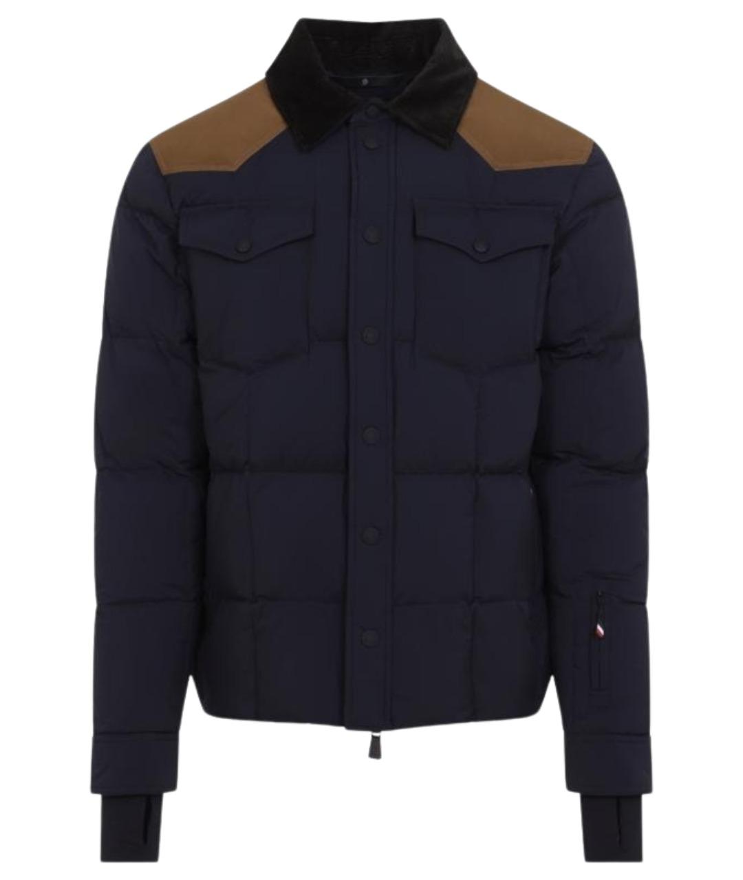 MONCLER GRENOBLE Синяя хлопковая куртка, фото 1