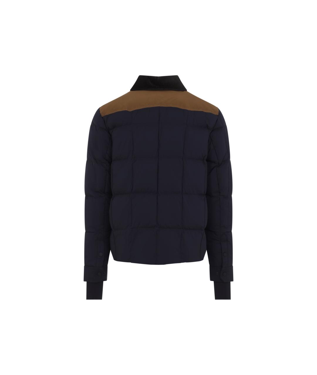 MONCLER GRENOBLE Синяя хлопковая куртка, фото 2
