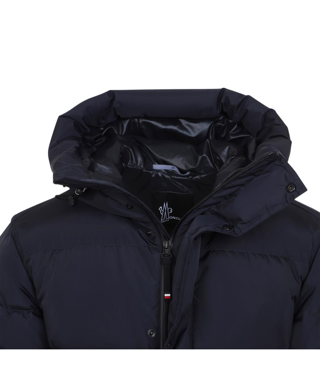 MONCLER GRENOBLE Синий полиэстеровый пуховик, фото 3