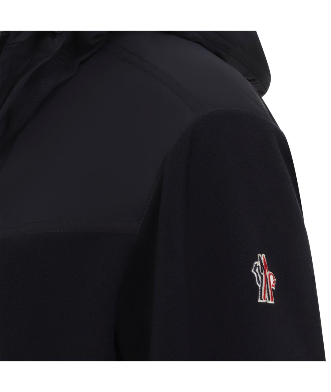 MONCLER GRENOBLE Черная полиэстеровая куртка, фото 3