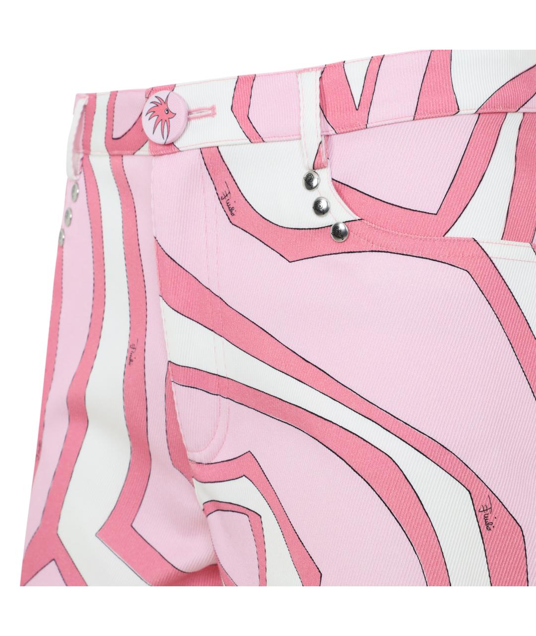 PUCCI Розовые хлопковые шорты, фото 3