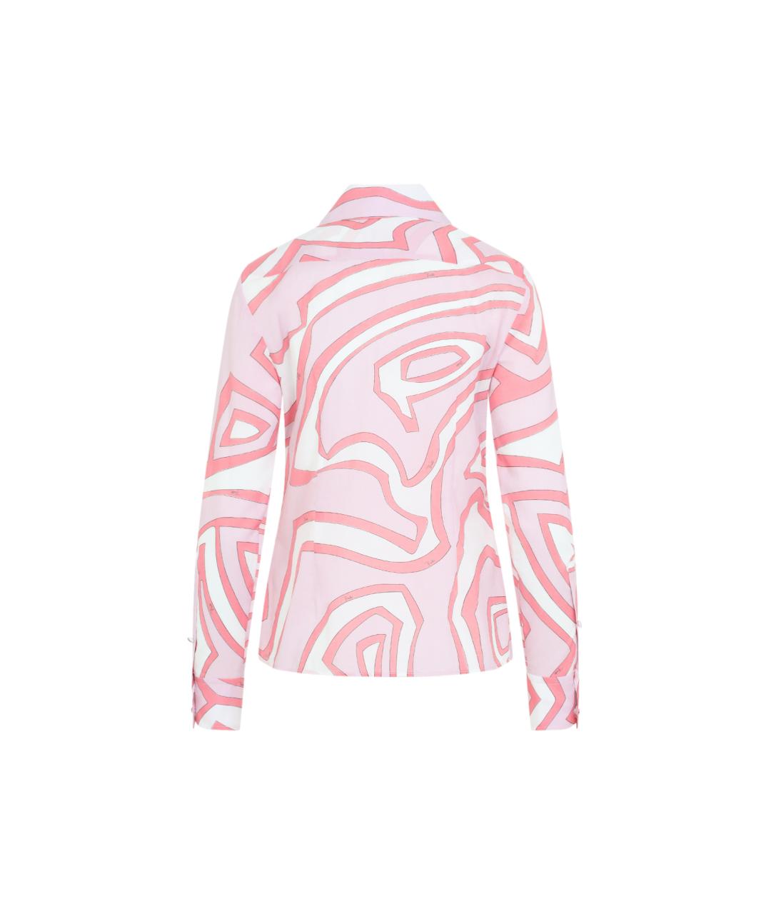 PUCCI Розовая хлопковая рубашка, фото 2