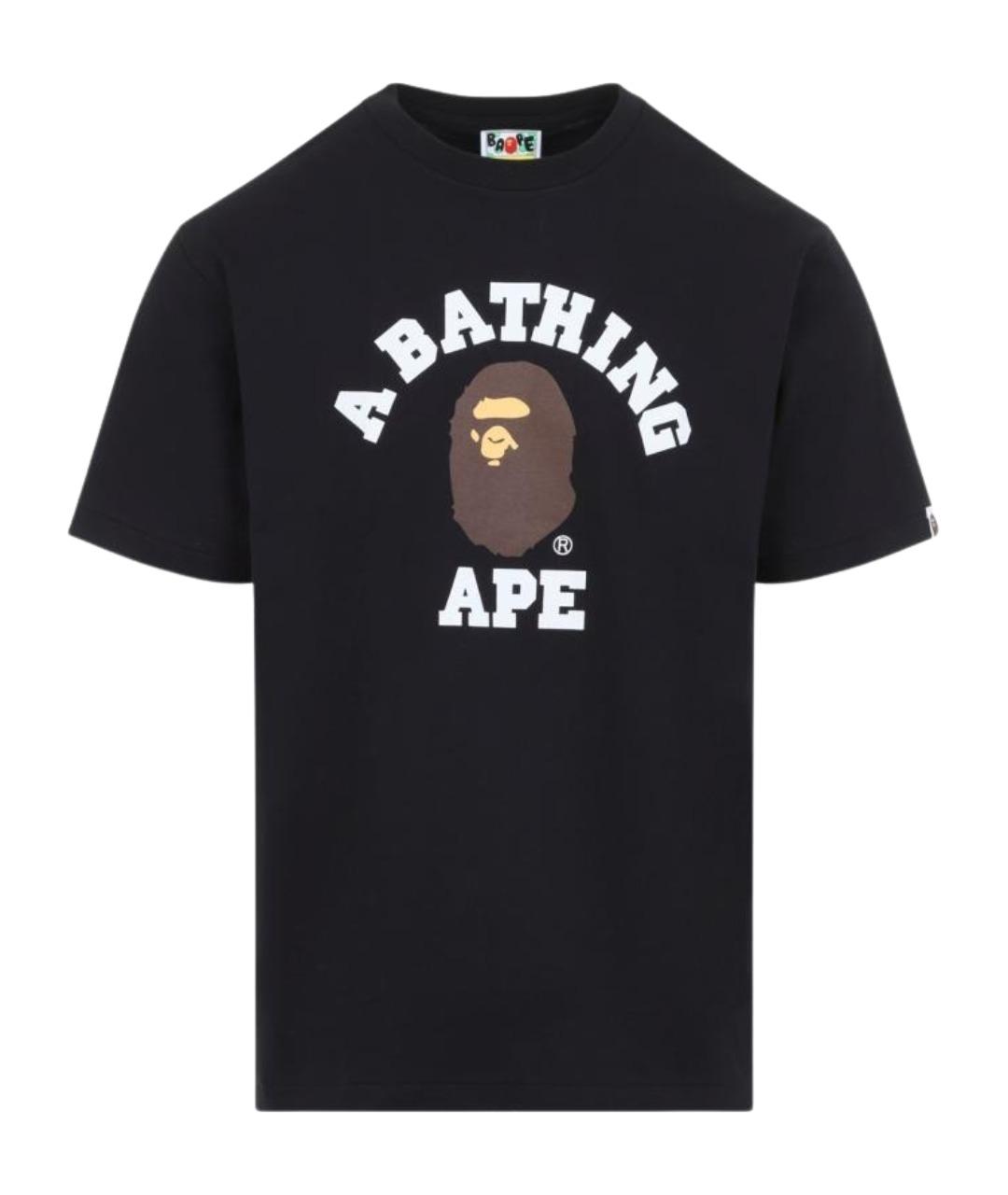 BAPE Черная хлопковая футболка, фото 1