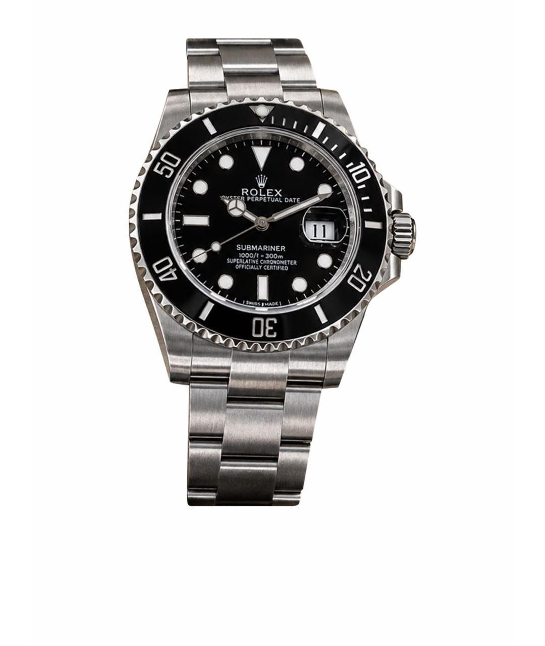ROLEX Серые металлические часы, фото 1