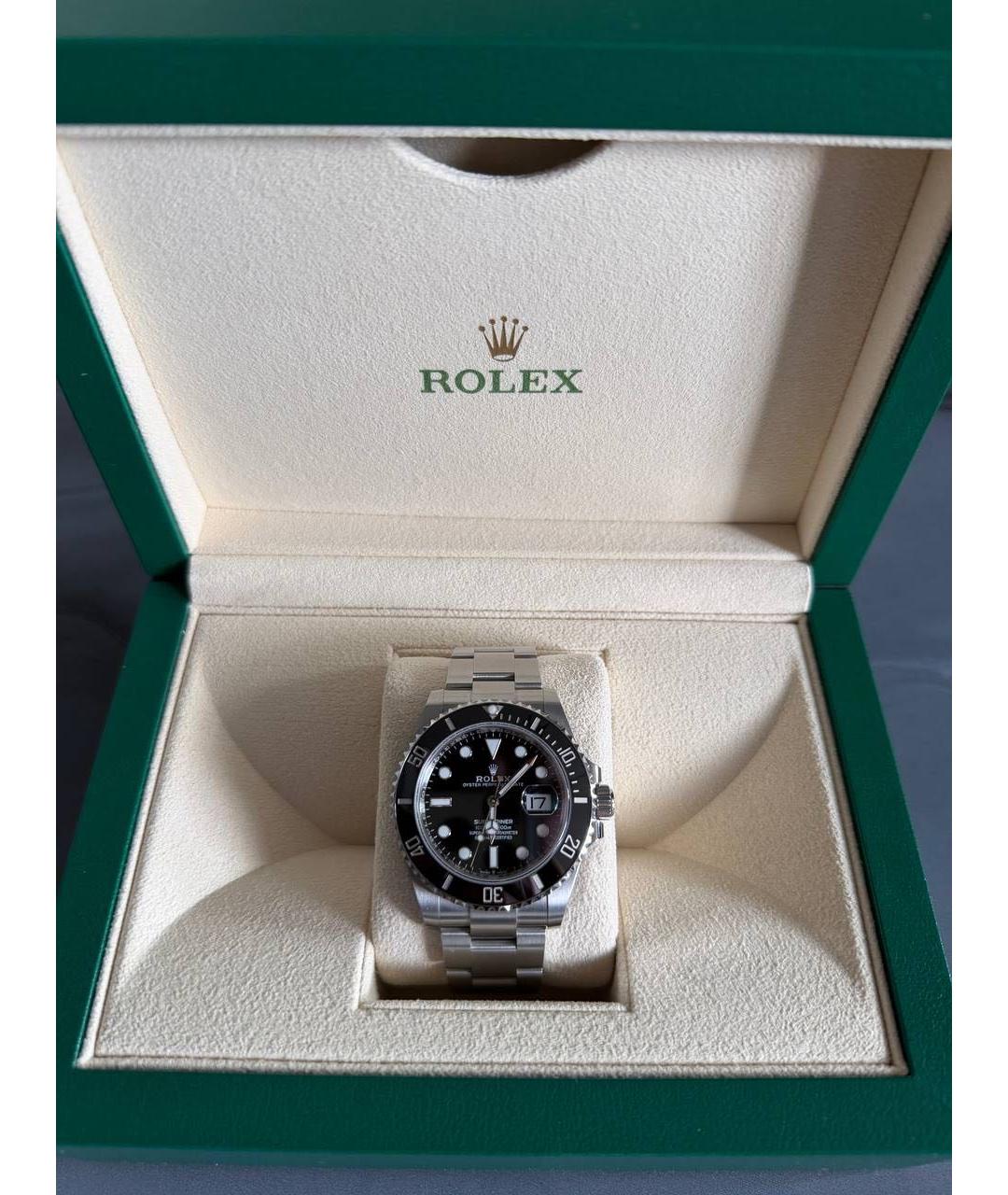 ROLEX Серые металлические часы, фото 2