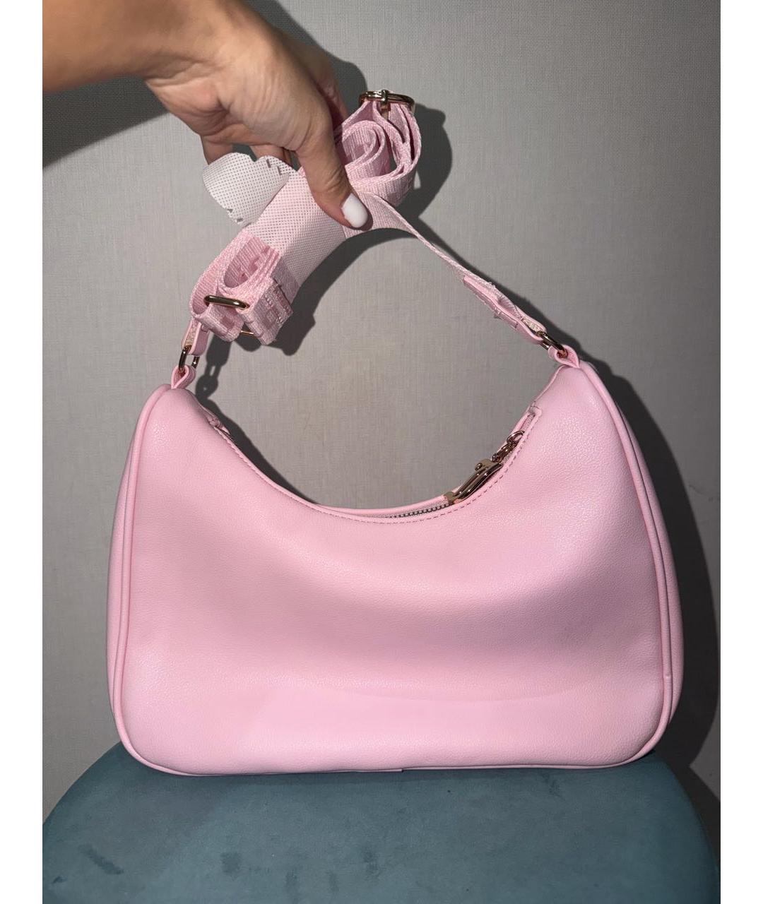 JUICY COUTURE Розовая сумка через плечо из искусственной кожи, фото 3