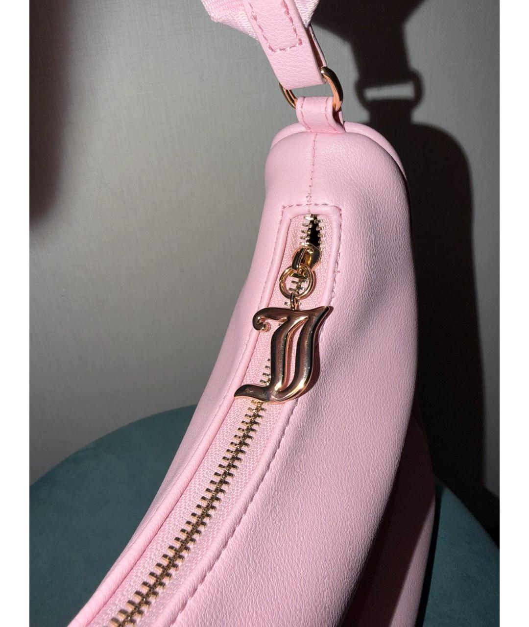 JUICY COUTURE Розовая сумка через плечо из искусственной кожи, фото 5