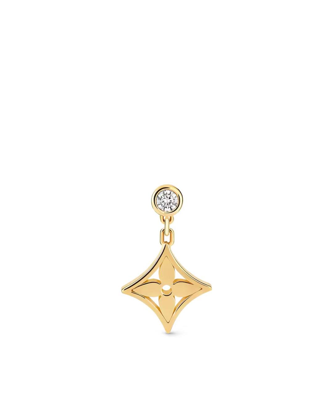 LOUIS VUITTON Золотые серьги из желтого золота, фото 5