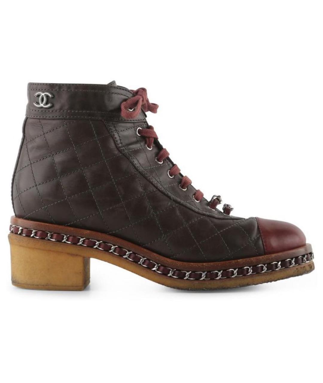 CHANEL Кожаные ботинки, фото 8