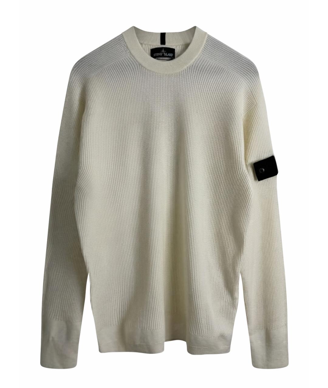 STONE ISLAND Белый джемпер / свитер, фото 1