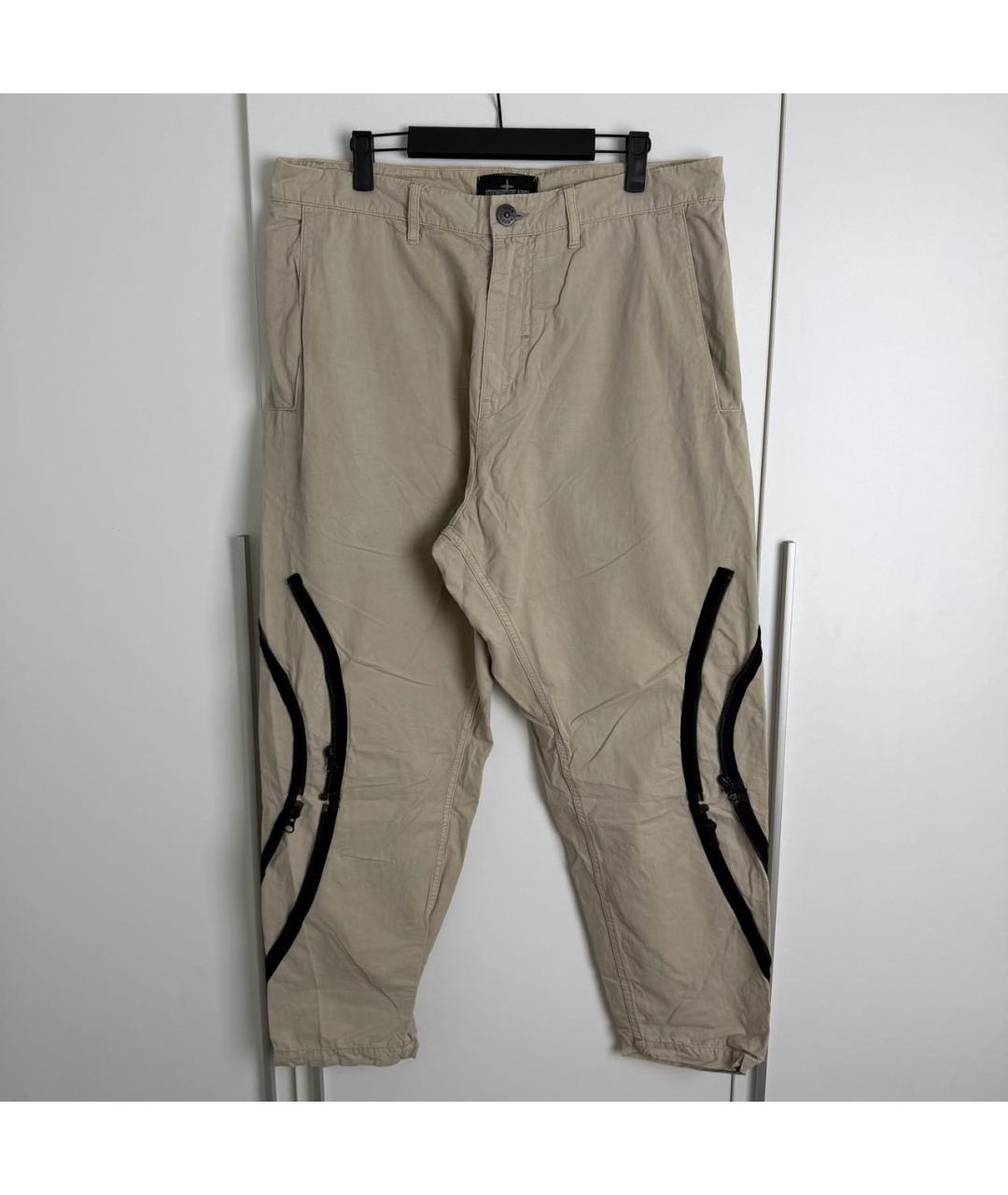 STONE ISLAND SHADOW PROJECT Бежевые повседневные брюки, фото 6