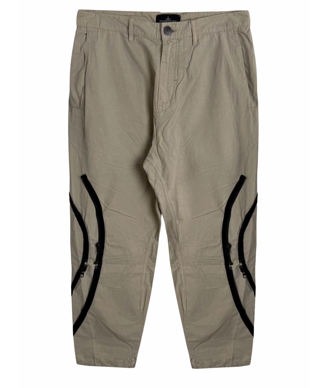 STONE ISLAND SHADOW PROJECT Бежевые повседневные брюки, фото 1