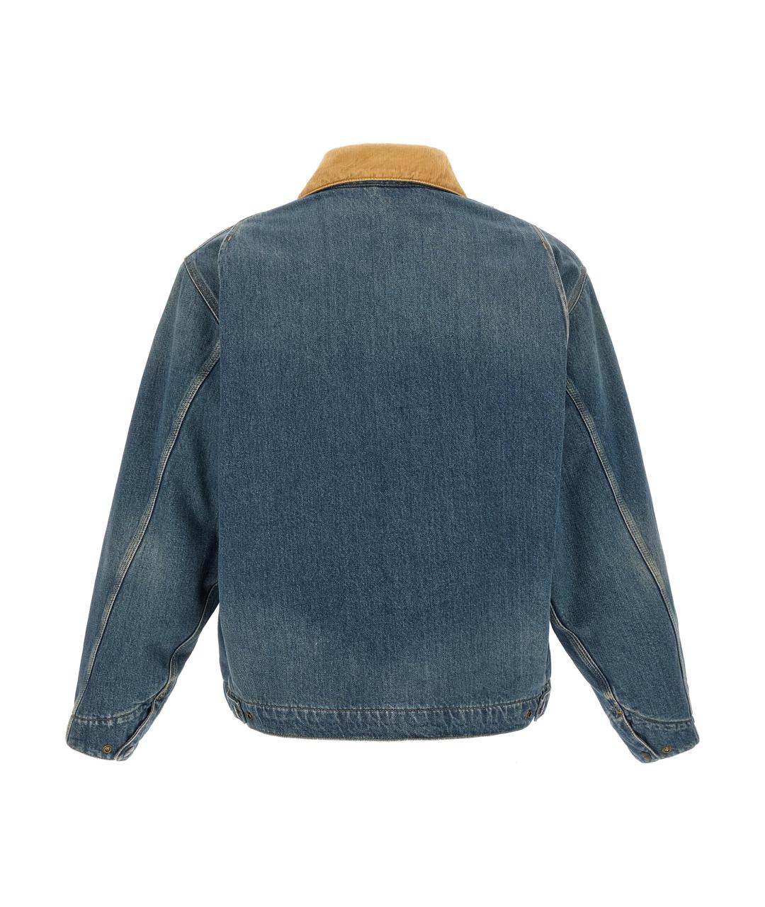 CARHARTT WIP Синяя хлопковая куртка, фото 2
