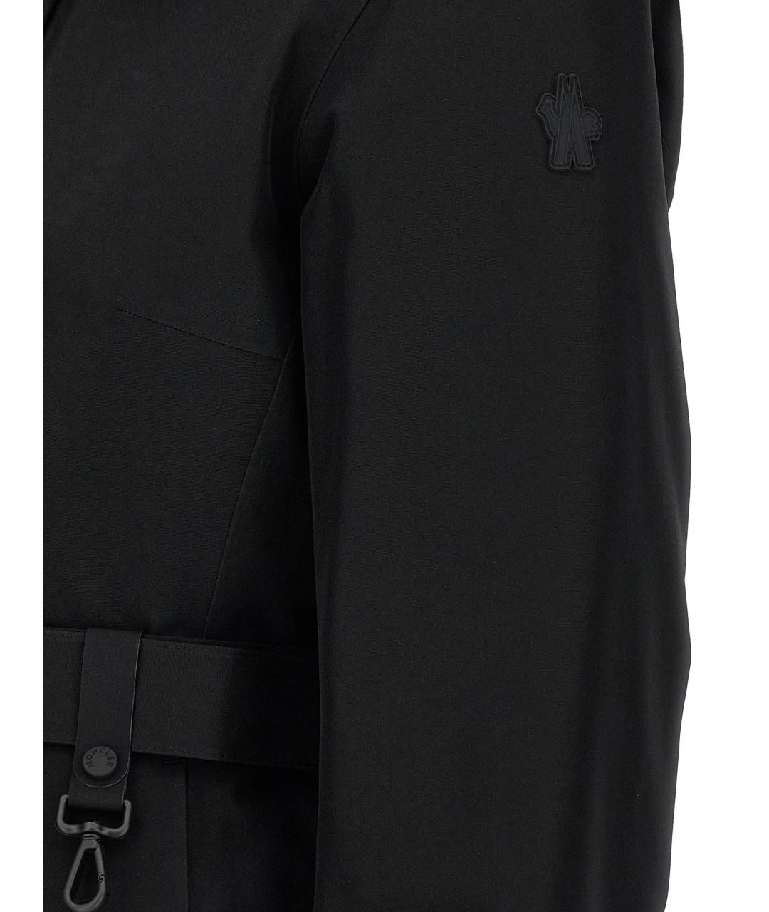 MONCLER GRENOBLE Черная полиамидовая куртка, фото 4
