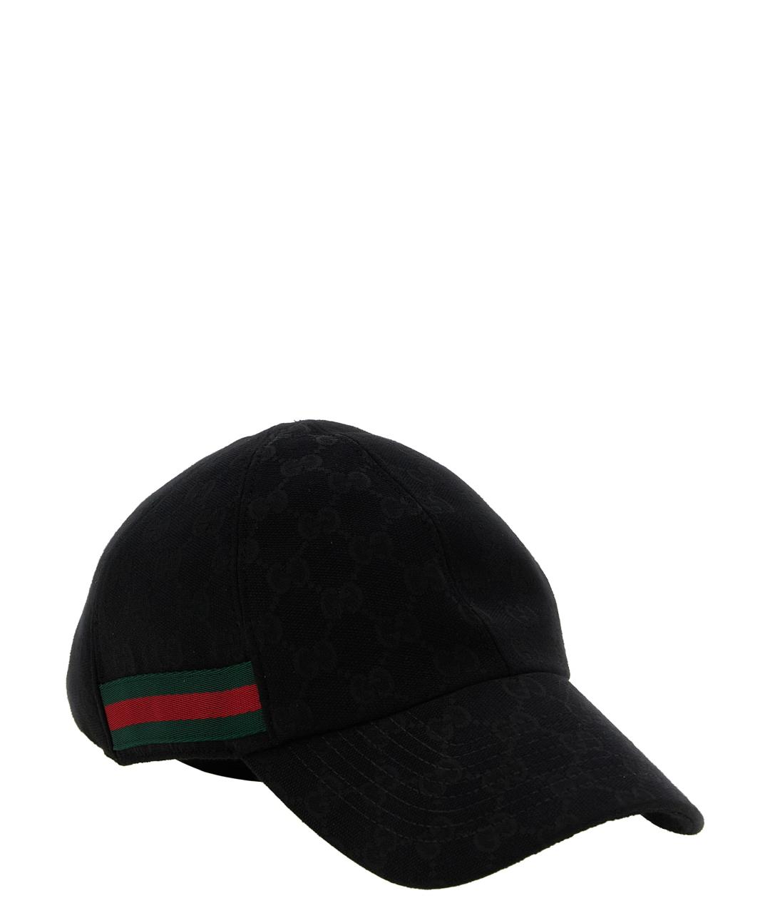 GUCCI Черная хлопковая кепка/бейсболка, фото 2