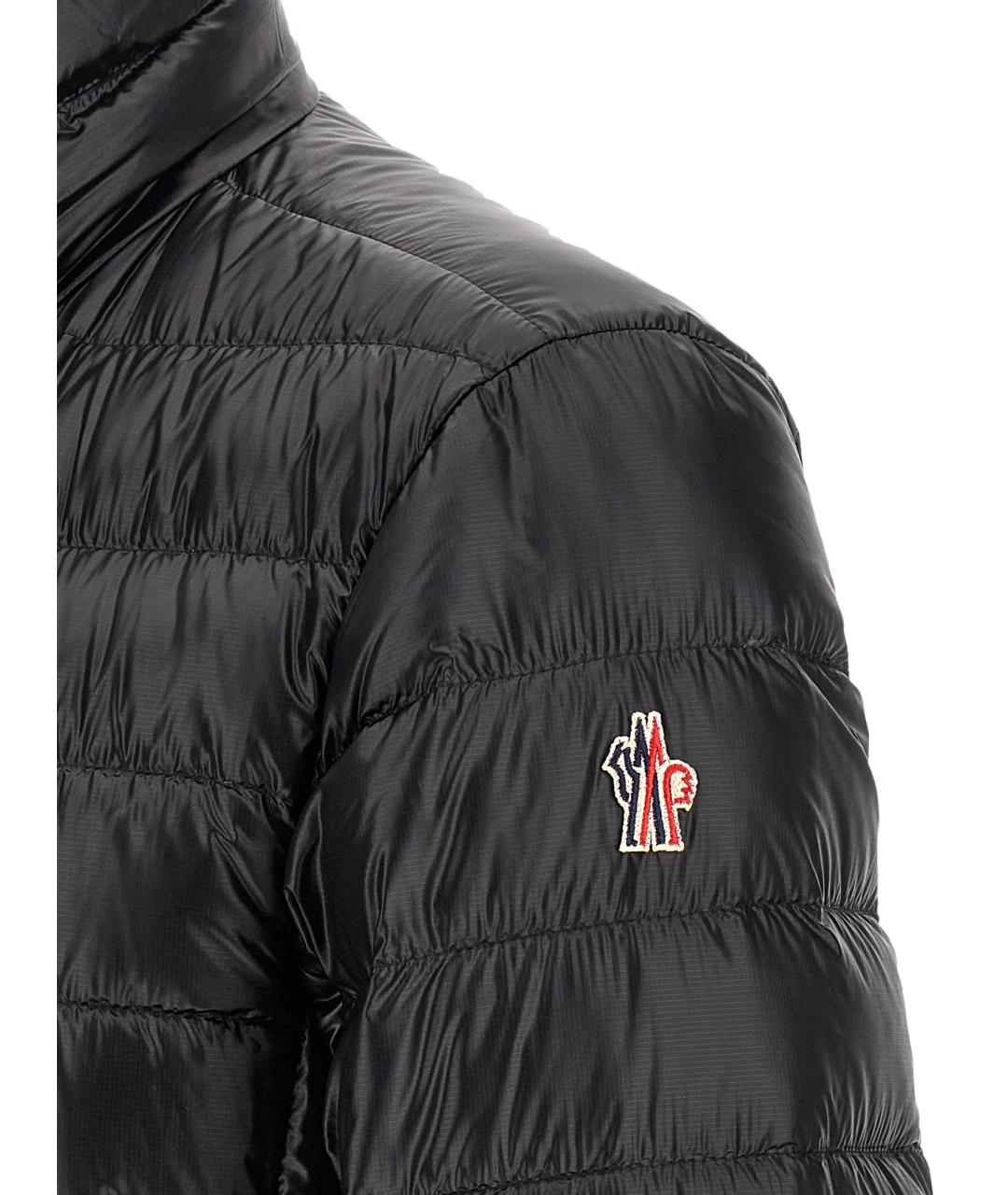 MONCLER GRENOBLE Черная полиэстеровая куртка, фото 4