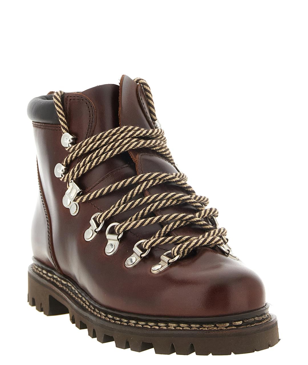 PARABOOT Коричневые кожаные высокие ботинки, фото 2