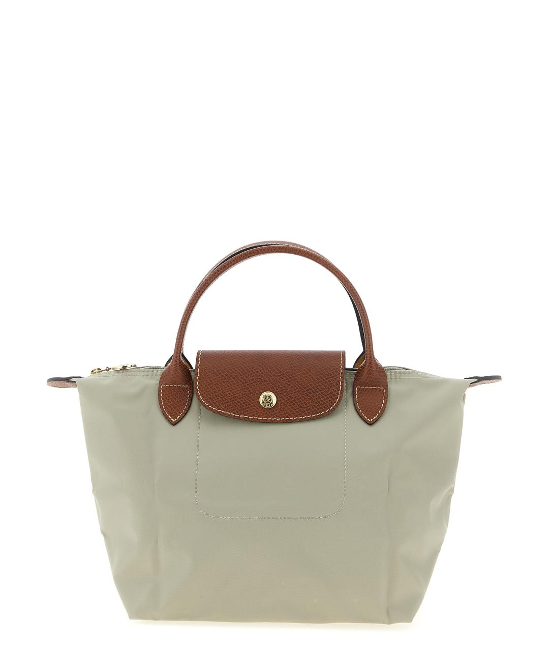 LONGCHAMP Серая синтетическая сумка тоут, фото 1
