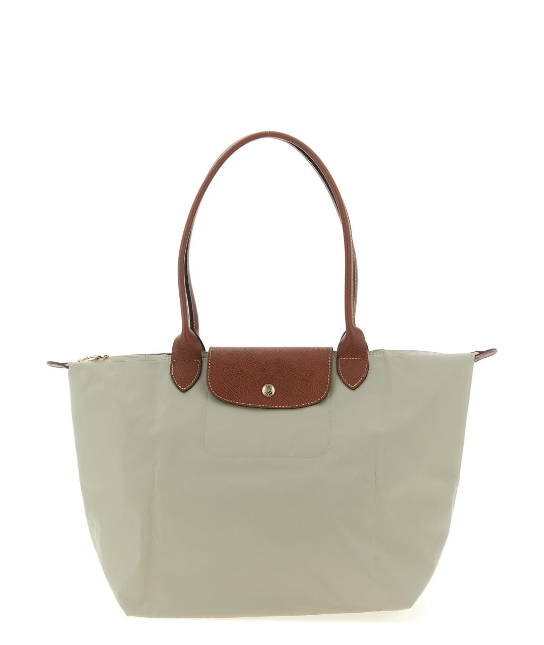 LONGCHAMP Серая синтетическая сумка через плечо, фото 1