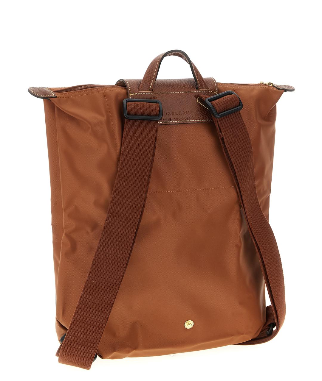 LONGCHAMP Коричневый синтетический рюкзак, фото 2